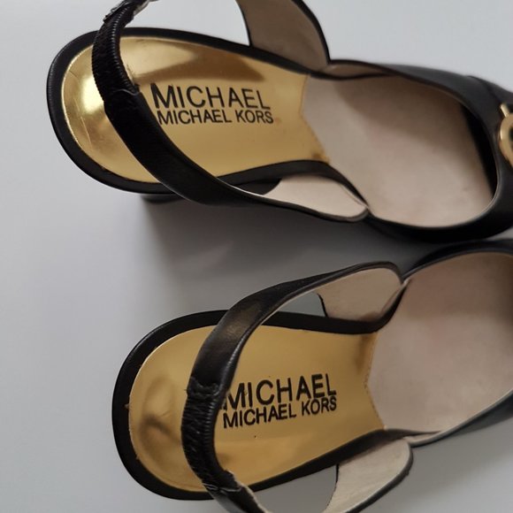 Michael Kors Leather Wedges - Picture 8 of 11